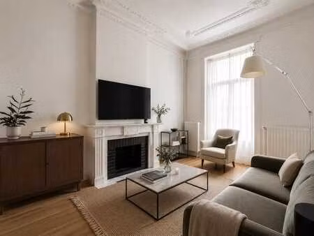 messidor/brugmann : maison de maitre 4 chambres + jardin