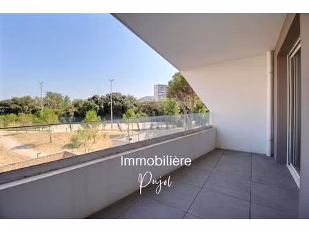 mazargues- t2 meublé lumineux avec terrasse et parking