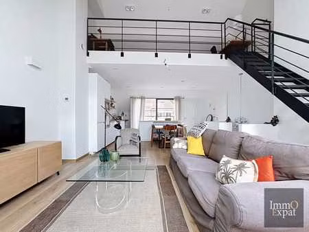 avenue charles de thiennes : duplex meublé 2 chambres avec t