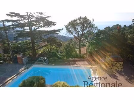 la turbie : 4 pièces, terrasse, garage, vue mer