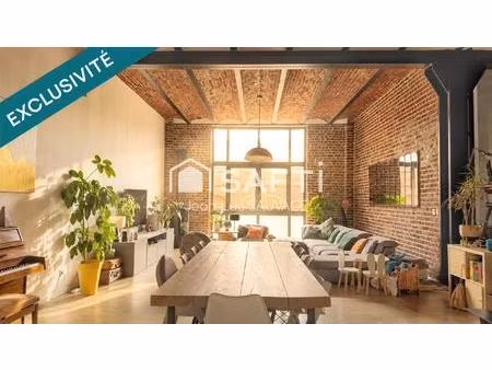 loft de caractère 130 m2 - 2 chambres + parking