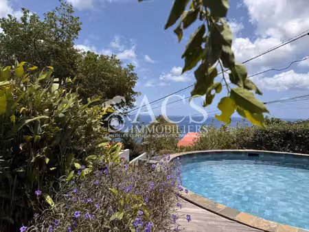 villa t5 meublée avec piscine vue mer - schoelcher