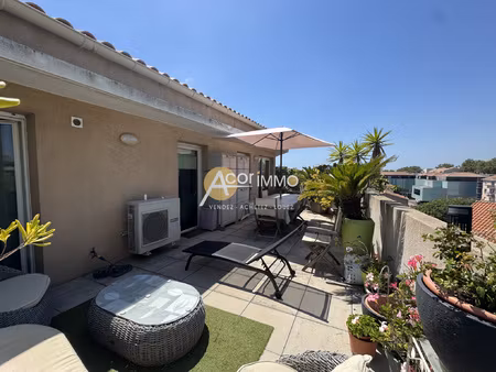 six fours centre, magnifique appartement 3 pièces de 82m2 av
