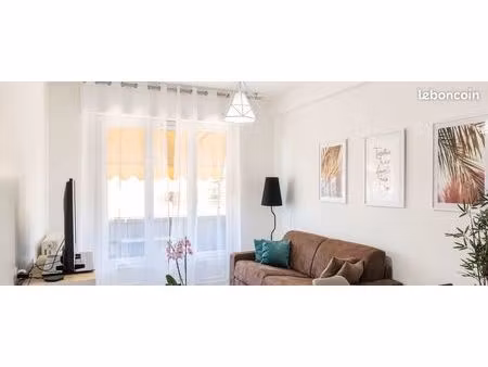 nice valrose / saint-maurice – 2 pièces rénové 46 m² avec balcon, ascenseur et cave