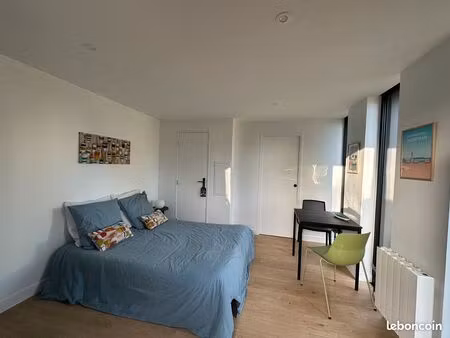 studio neuf meublé 18 m² avec jardin privatif 20 m² – bail mobilité ou location étudiante 