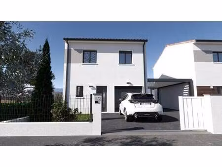 terrain avec maison neuve à vendre