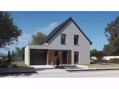 terrain avec maison neuve à vendre