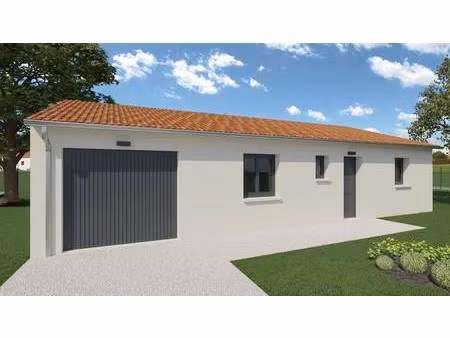 terrain avec maison neuve à vendre