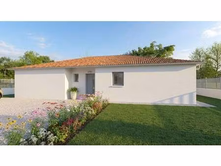 terrain avec maison neuve à vendre