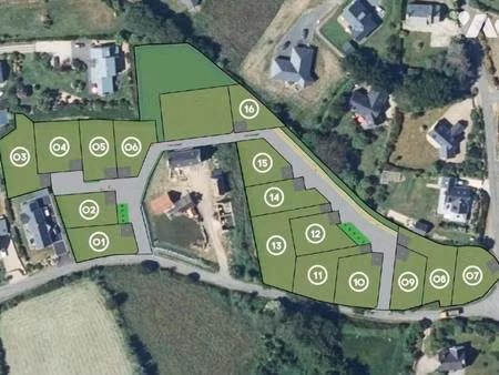 terrain constructible viabilisé à vendre