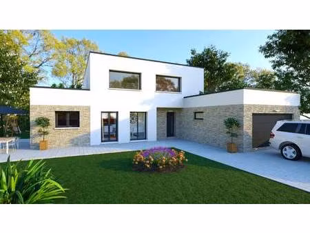 terrain avec maison neuve à vendre