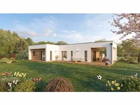 terrain avec maison neuve à vendre