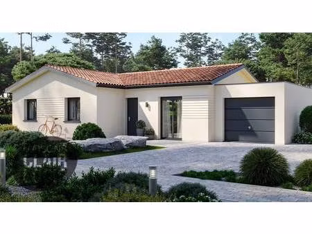 terrain avec maison neuve à vendre