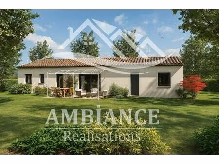 terrain avec maison neuve à vendre