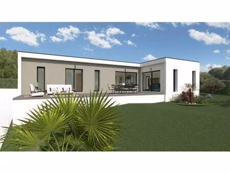 terrain avec maison neuve à vendre
