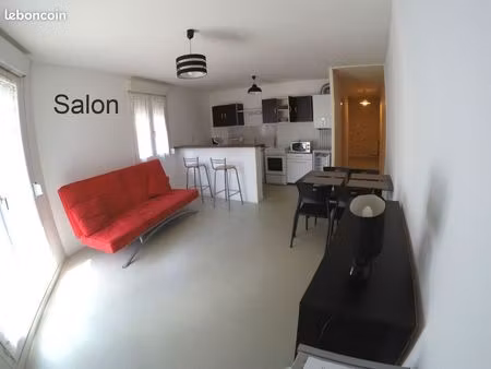 t2-53 m² meublé avec garage centre de nevers