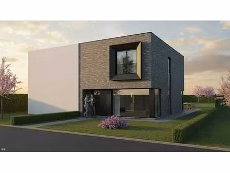 nieuw te bouwen halfopen bebouwing te aalst