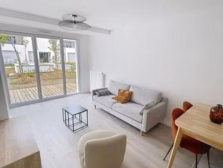 t3 meublé de 55,02 m² avec jardin et parking - résidence neuve - barriere de paris