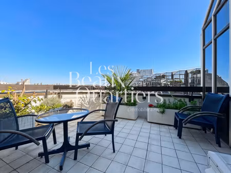 exclusivite - paris 1 - les halles - 3 pieces - 2 terrasses