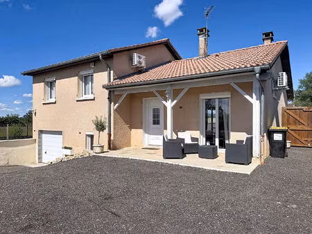 maison blyes 90 m2, 3 chambres, un garage,, terrain de 578m2