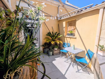 maison de ville - 53 m2 - 2 chambres - les sables d'olonne - cour interieure