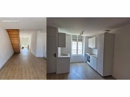duplex t5 refait a neuf et climatise + cave