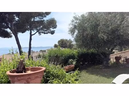 maison mitoyenne vue mer dans domaine avec piscine et tennis