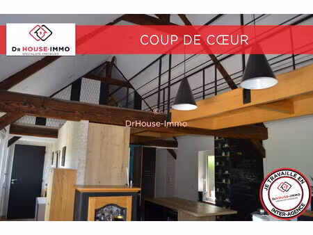 à vendre - a bernay une rare longère normande restaurée avec charme et originalité avec vi