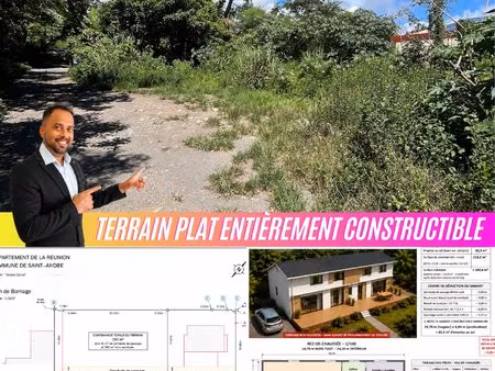 terrain constructible et plat à un prix exceptionnel