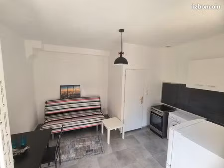 studio meublé à louer – villeurbanne (flachet)