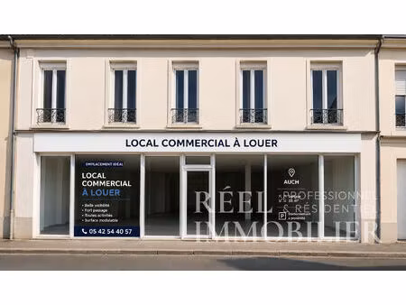 à louer ? local commercial de 38 m² en basse ville d'auch
