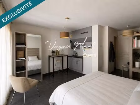 nice saint roch studio 21m2 loué dans résidence appart'hotel avec services