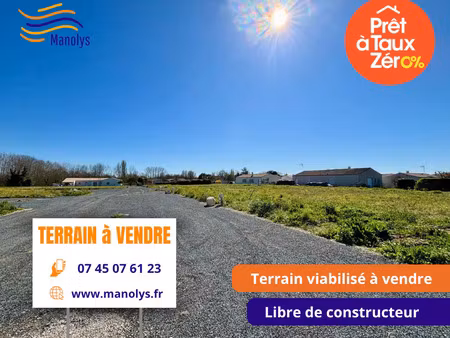 vente terrain 408 m² aigrefeuille-d’aunis (17290)