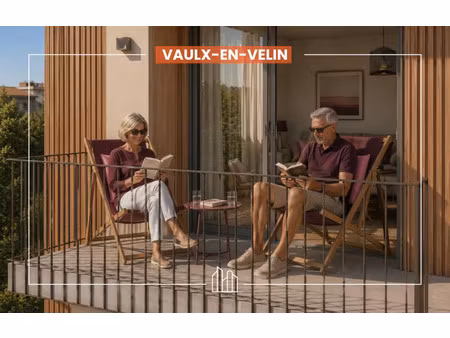 vente appartement neuf 2 pièces 46m2 vaulx-en-velin - 199000 € - surface privée