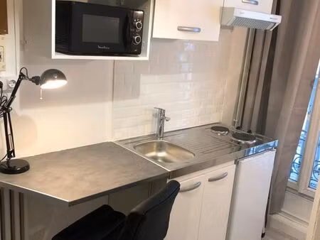 studio meublé 10 m2 - paris 14ème