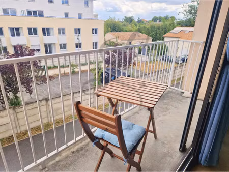 talence bagatelle – t1 meublé avec grand balcon et parking