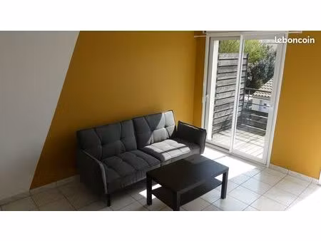 location t2 38m² meublé avec parking