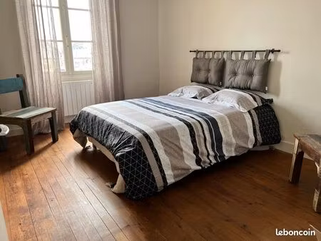 loue appartement 50 m2 plein centre le blanc