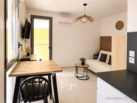 prado plage - studio récent meublé, climatisé avec balcon et proche plages