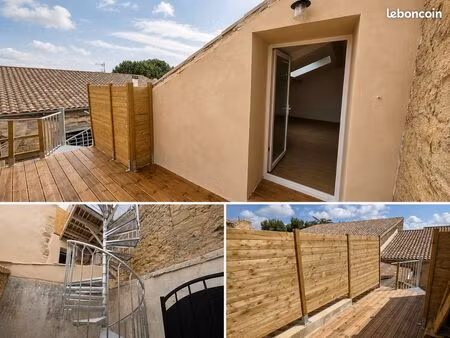 t2 entièrement rénové avec terrasse – calme – capestang dpe classé b