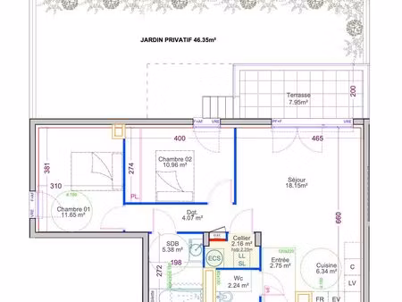 t3 neuf meublé avec jardin – vergèze – disponible novembre 2026
