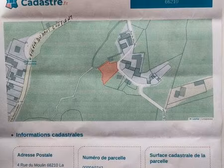 vente terrain la cabanasse