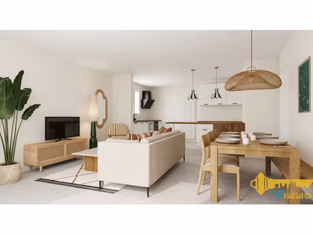 appartement t4 meublé avec jardin - 82 m2 - saint-andré-des-