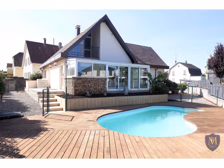 saint-louis neuweg maison rénovée de 128 m2 avec piscine sur