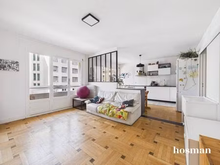 appartement 3 pièces lumineux de 68m² - balcons filants - rue saint lazare, lyon 7 -saint-