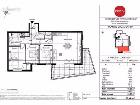 appartement t4