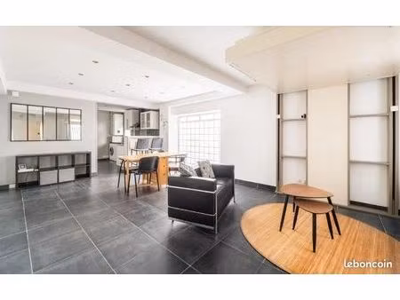 location meublée 2 pièces périer mermoz 64m2 - cour extérieure privative
