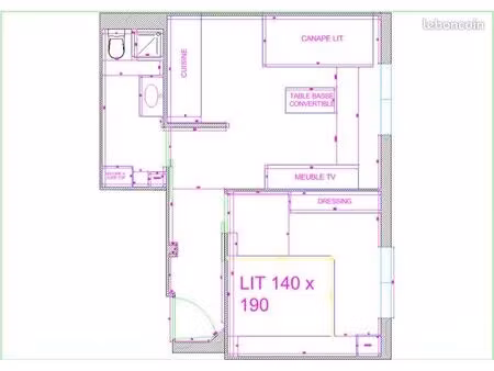 appartement 2 pièces location