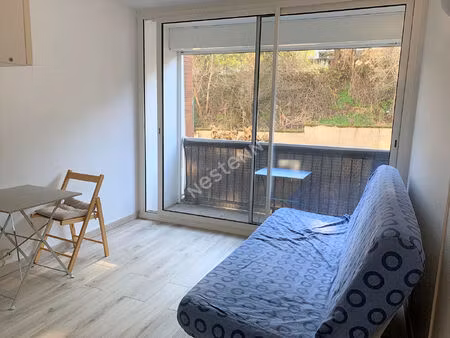 toulouse rangueil 31400 agréable t1 meublé de 14.23 m² avec balcon de 3.1m², place de park