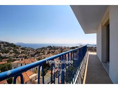 bompard 13007 - t4 avec parking, cave et terrasse panoramique vue mer